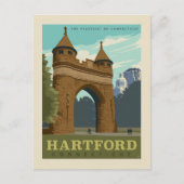 Hartford Postkarte (Vorderseite)