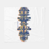 Hartford Skyline Fleecedecke (Vorderseite (Horizontal))