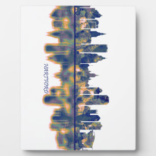 Hartford Skyline Fotoplatte