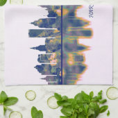 Hartford Skyline Geschirrtuch (Gefaltet)