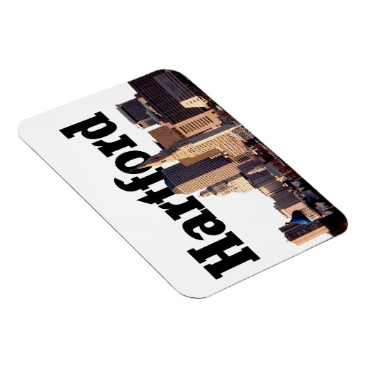 Hartford Skyline mit Hartford in Sky Magnet (Rechte Seite)