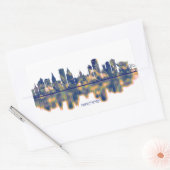 Hartford Skyline Rechteckiger Aufkleber (Umschlag)