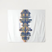 Hartford Skyline Wandteppich (Vorderseite (Horizontal))