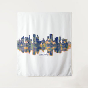 Hartford Skyline Wandteppich