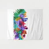 Hartford Skyline Wandteppich (Vorderseite (Horizontal))