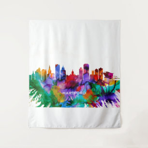 Hartford Skyline Wandteppich
