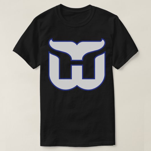 Hartford Whalers Vintages Logo T-Shirt (Design vorne)