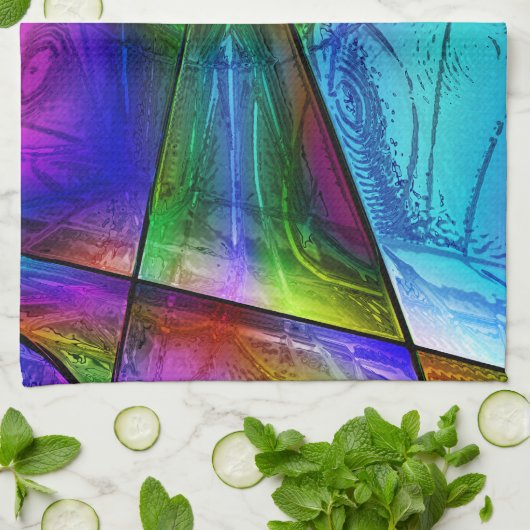 Hartglas 1 geschirrtuch (Gefaltet)