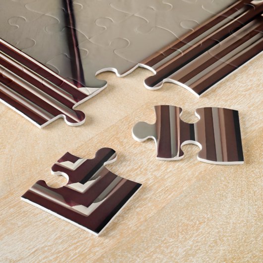 Hartglas 2 Mezquita Martini Puzzle (Seite)