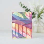 Hartglas | Abstrakte und zeitgenössische Kunst Postkarte (Stehend Vorderseite)