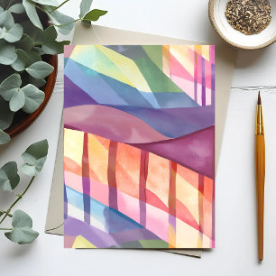 Hartglas   Abstrakte und zeitgenössische Kunst Postkarte