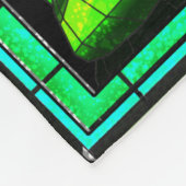 Hartglas Basilisk Fleecedecke (Ecke)