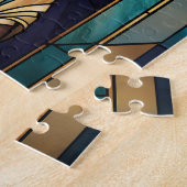 Hartglas Black Angel Puzzle (Seite)