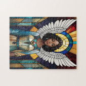 Hartglas Black Angel Puzzle (Horizontal)