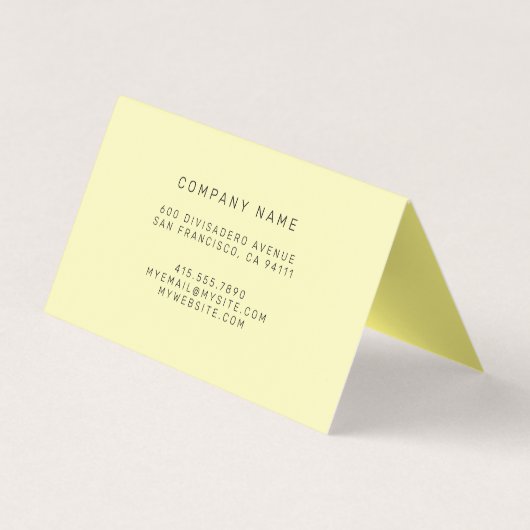 Hartglas Black Gold Visitenkarten (Rückseite)