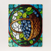 Hartglas Blueberry Basket Puzzle (Vertikal)