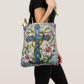 Hartglas-Blumenkreuz Tasche (Von Nahem)