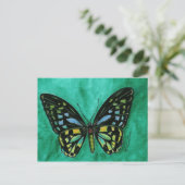 Hartglas Butterfly Postkarte (Stehend Vorderseite)