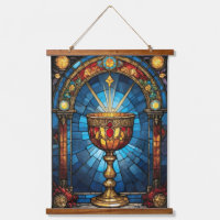 Hartglas Christlich-katholischer Heiliger Gral