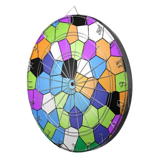 Hartglas Dartscheibe (Vorderseite rechts)