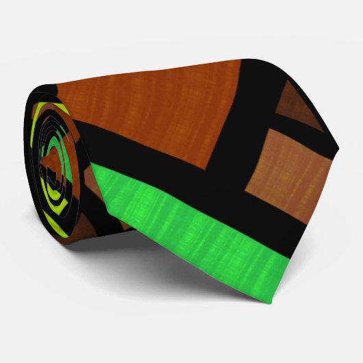 Hartglas-Design Krawatte (Gerollt)