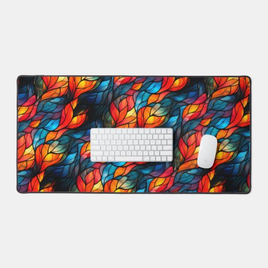 Hartglas-Design Schreibtischunterlage (Tastatur & Maus)