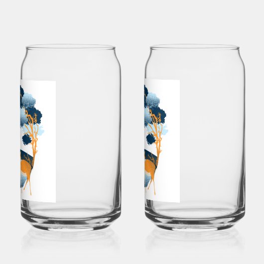 Hartglas Dosenglas (Links)