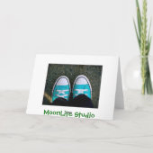 Hartglas Feiertagskarte (Rückseite)