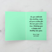 Hartglas - feiertagskarte (Innenseite)