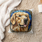 Hartglas-Fenstergehäuse mit Hundezucht Kissen (Decke)