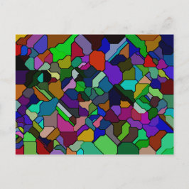 Hartglas-Fliesen-Postkarte Postkarte