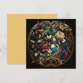 Hartglas Floral Bouquet (Vorne/Hinten)