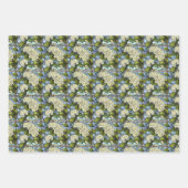 Hartglas Floral Geschenkpapier Set (Vorderseite 3)