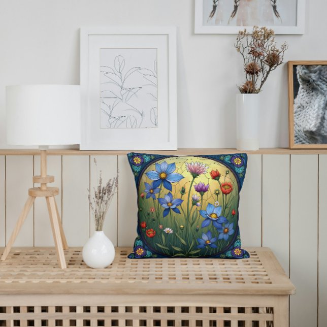 Hartglas Florals Kissen (Von Creator hochgeladen)