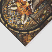 Hartglas Fox Seidenpapier (Ausschnitt)