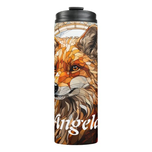 Hartglas Fox Thermosbecher (Vorderseite)
