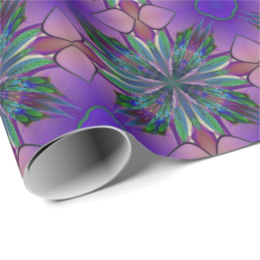 Hartglas Gardenia Geschenkpapier (Rolleneckpunkt)