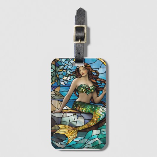 Hartglas Gepäckanhänger (Vorderseite Vertikal)