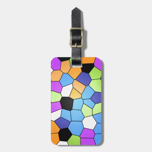 Hartglas Gepäckanhänger (Vorderseite vertikal)