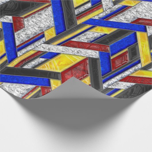 Hartglas Geschenkpapier (Ecke)