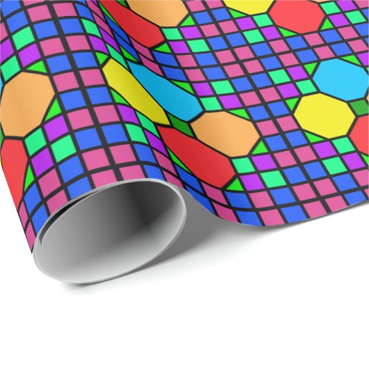 Hartglas Geschenkpapier (Rolleneckpunkt)