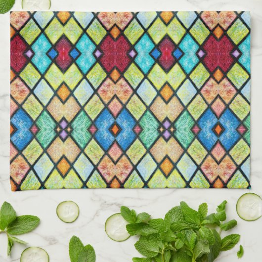 Hartglas Geschirrtuch (Gefaltet)