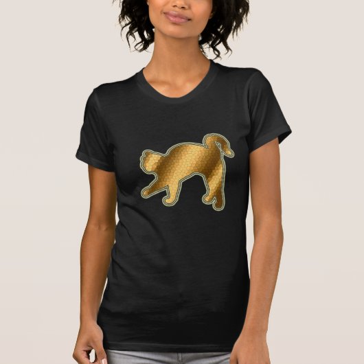 Hartglas Gold Cat T-Shirt (Vorderseite)