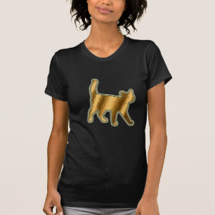 Hartglas Gold Cat T-Shirt