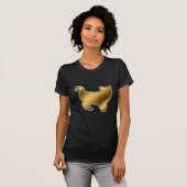 Hartglas Gold Cat T-Shirt (Vorne ganz)