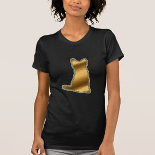 Hartglas Gold Cat T-Shirt