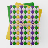Hartglas Harlequin Geschenkpapier Set (Beispiel)