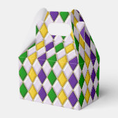 Hartglas Harlequin Geschenkschachtel (Rückseite)