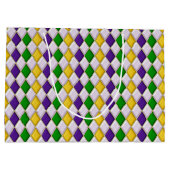 Hartglas Harlequin Große Geschenktüte (Rückseite)
