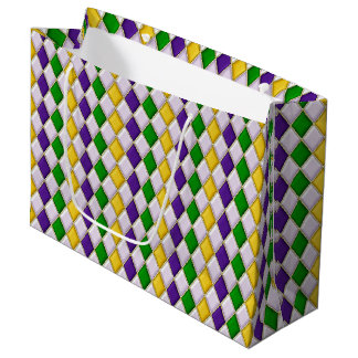 Hartglas Harlequin Große Geschenktüte